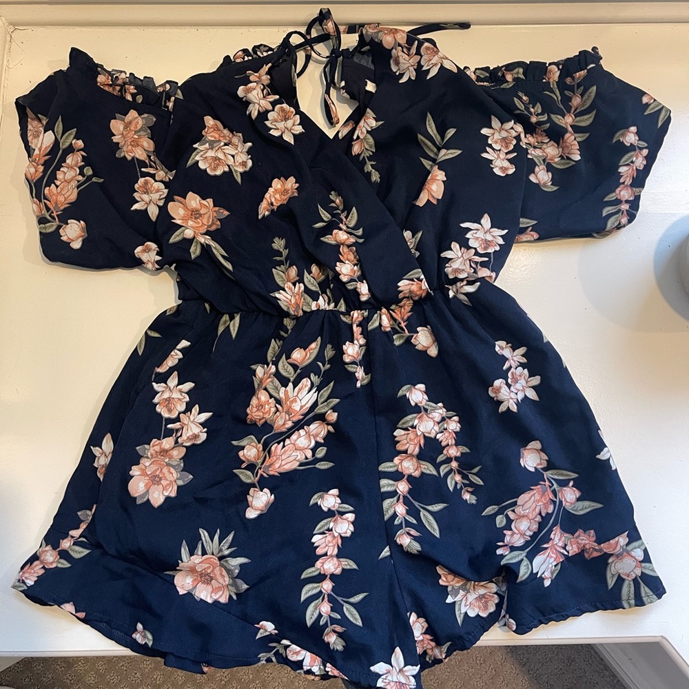 Floral Pitaya Romper